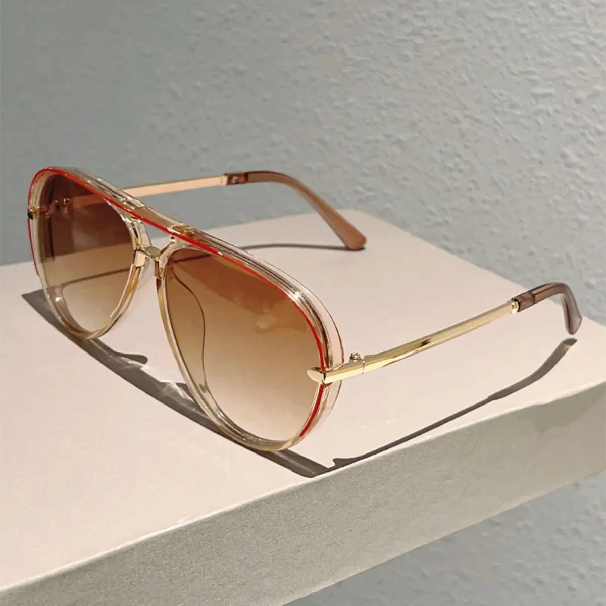 Retro Aviator Sunglasses - 2026 New Fashion Multi-Color Gradient Shades, Street Style Casual Outdoor Sunglasses for Women with Summer Vibes, Street Style Sunglasses, Casual Sunglasses,summerwins