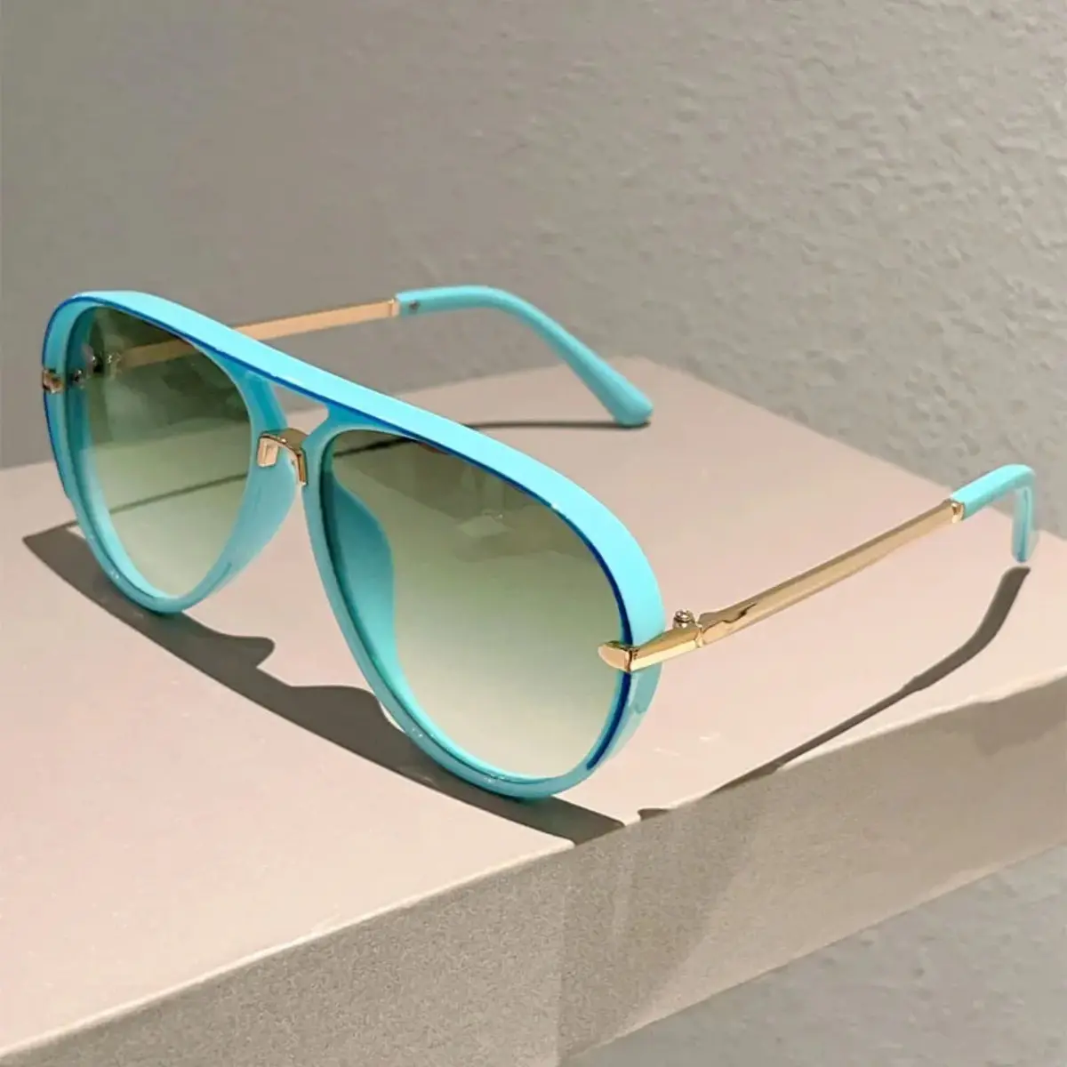 Retro Aviator Sunglasses - 2026 New Fashion Multi-Color Gradient Shades, Street Style Casual Outdoor Sunglasses for Women with Summer Vibes, Street Style Sunglasses, Casual Sunglasses,summerwins