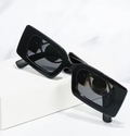 2026 New Retro Square Sunglasses for Women Men Flower Decoration Fashion Ladies Sun Glasses Ins Hot Shading Eyewear UV400