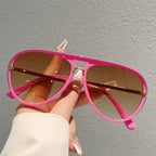 Retro Aviator Sunglasses - 2026 New Fashion Multi-Color Gradient Shades, Street Style Casual Outdoor Sunglasses for Women with Summer Vibes, Street Style Sunglasses, Casual Sunglasses,summerwins